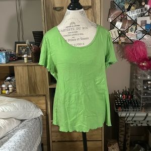 Su & Lola Lime Green T-shirt - XL